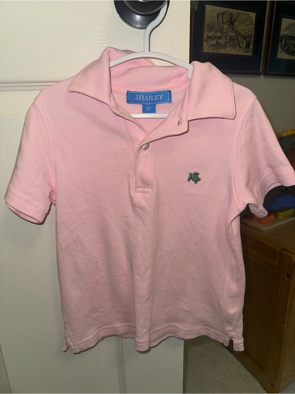 J. Bailey Toddler Pink Polo Shirt - 3T